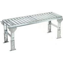 Omni Metalcraft 1-3/8" Dia. Steel Roller Conveyor Straight Section RSHS1.4-18-4.5-5-LL -Cheap Conveyors Store 158024 01 15