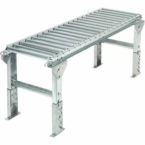 Omni Metalcraft 1-3/8" Dia. Aluminum Roller Conveyor Straight Section RAHS1.4-24-1.5-5 2 Omni Metalcraft 1-3/8" Dia. Aluminum Roller Conveyor Straight Section RAHS1.4-24-1.5-5 - Image 2