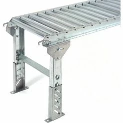 Omni Metalcraft 1-3/8" Dia. Aluminum Roller Conveyor Straight Section RAHS1.4-18-4.5-10 -Cheap Conveyors Store 158024 30 4