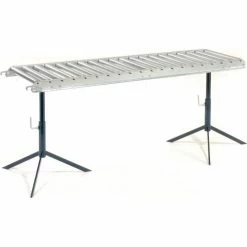 Omni Metalcraft 1-3/8" Dia. Aluminum Roller Conveyor Straight Section RAHS1.4-24-3-10 -Cheap Conveyors Store 158024 40 3