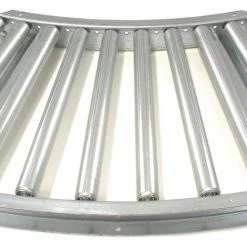 Omni Metalcraft 1-3/8" Dia. Steel Roller Conveyor Curved Section RSHC1.4-24-3-90 -Cheap Conveyors Store 158110 05 3