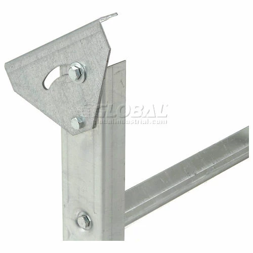 Omni Metalcraft 1.9" Roller Conveyor Leg Support 24"W I.D. with 54" to 66"H 5 Omni Metalcraft 1.9" Roller Conveyor Leg Support 24"W I.D. with 54" to 66"H - Image 5