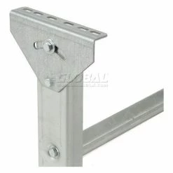 Omni Metalcraft 1-3/8" Roller & Skate Wheel Conveyor Leg Support 30"W with 14" to 20"H -Cheap Conveyors Store 158153B 30 20