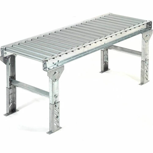 Omni Metalcraft 1.9" Dia. Steel Roller Conveyor Straight Section GPHS1.9X16-24-9-5-LL 3 Omni Metalcraft 1.9" Dia. Steel Roller Conveyor Straight Section GPHS1.9X16-24-9-5-LL - Image 3