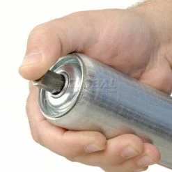 Omni Metalcraft 1.9" Dia. Steel Roller Conveyor Straight Section GPHS1.9X16-24-3-5-LL -Cheap Conveyors Store 158220 39 6