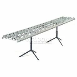 Omni Metalcraft Steel Skate Wheel Conveyor Straight Section WSHS3-18-16-5-LL -Cheap Conveyors Store 242126 02 24