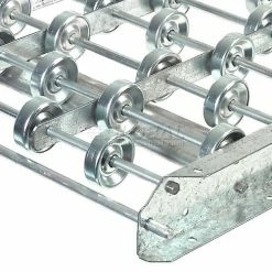 Omni Metalcraft Steel Skate Wheel Conveyor Straight Section WSHS3-24-24-5-LL -Cheap Conveyors Store 242126 30 26