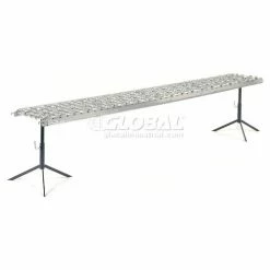 Omni Metalcraft Steel Skate Wheel Conveyor Straight Section WSHS3-12-16-5-LL -Cheap Conveyors Store 242126 37 22