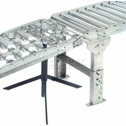 Omni Metalcraft Aluminum Skate Wheel Conveyor Straight Section WAHS3-18-18-10 -Cheap Conveyors Store 242126 39 14