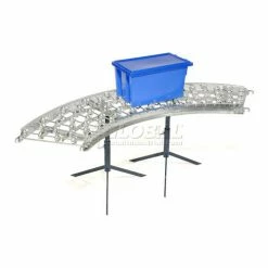 Omni Metalcraft Steel Skate Wheel Conveyor Curved Section WSHC3-24-20-90 -Cheap Conveyors Store 242302 02 3