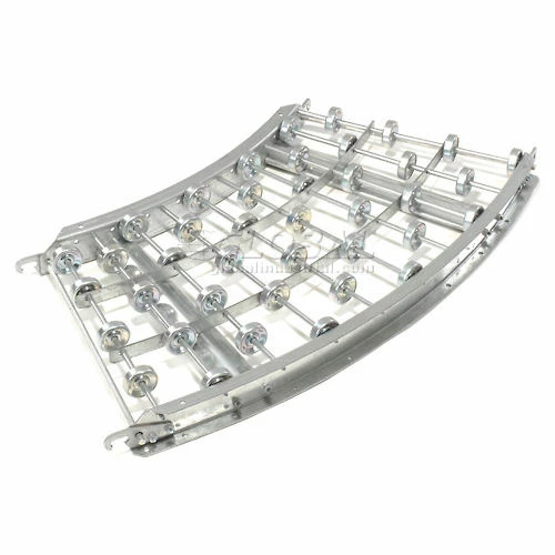 Omni Metalcraft Aluminum Skate Wheel Conveyor Curved Section WAHC3-24-20-45 3 Omni Metalcraft Aluminum Skate Wheel Conveyor Curved Section WAHC3-24-20-45 - Image 3