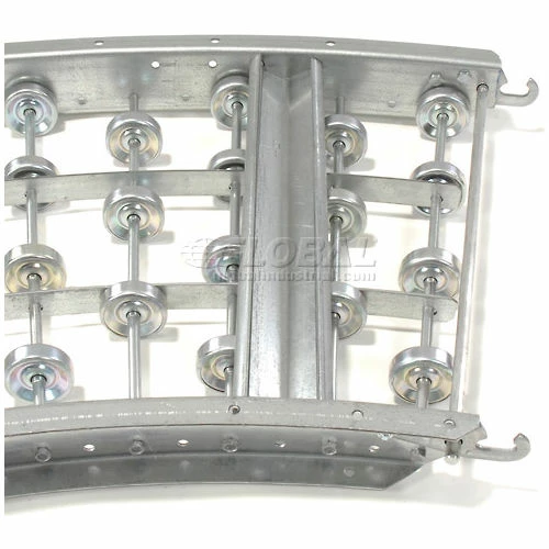 Omni Metalcraft Aluminum Skate Wheel Conveyor Curved Section WAHC3-24-20-45 8 Omni Metalcraft Aluminum Skate Wheel Conveyor Curved Section WAHC3-24-20-45 - Image 8