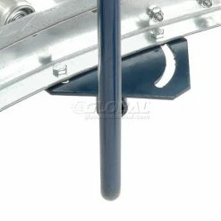 Steel Guard Rail Kit (Pair) for Omni Metalcraft 90 Degree Curved Skate Wheel Conveyor -Cheap Conveyors Store 242505R 06 4