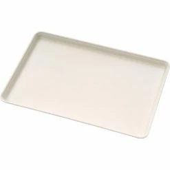 MFG Tray Molded Fiberglass Toteline Conveyor/Assembly Tray 26"Lx18"Wx1-1/8"H White - Pkg Qty 12