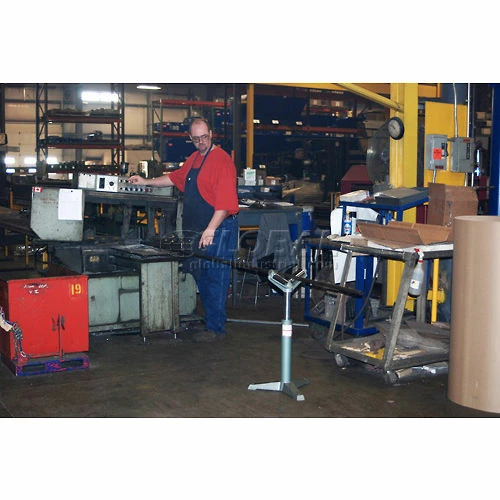 Vestil Roller V Stand STAND-V-HP with 26" to 42-1/4" Height Range 1760 Lb. Capacity 7 Vestil Roller V Stand STAND-V-HP with 26" to 42-1/4" Height Range 1760 Lb. Capacity - Image 7