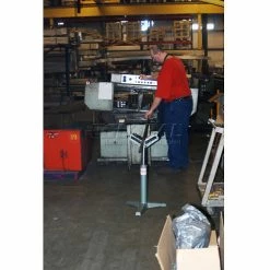 Vestil Roller V Stand STAND-V with 23-1/2" to 39-1/4" Height Range 1760 Lb. Capacity -Cheap Conveyors Store 251352 07 1