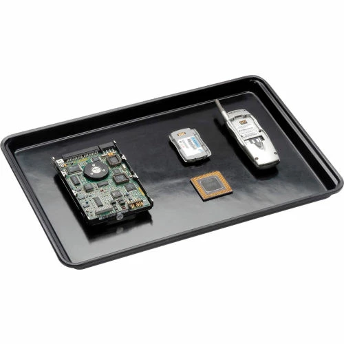 MFG Tray Molded Fiberglass Fibrestat ESD Conveyor/Assembly Tray 334000-17-3/4"Lx11-3/4"Wx1"H - Pkg Qty 12 2 MFG Tray Molded Fiberglass Fibrestat ESD Conveyor/Assembly Tray 334000-17-3/4"Lx11-3/4"Wx1"H - Pkg Qty 12 - Image 2