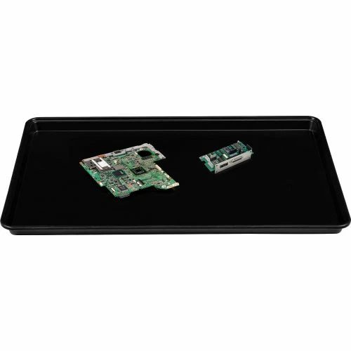 Global Industrial Conductive ESD Tray, 26"L x 18"W, Black 1 Global Industrial Conductive ESD Tray, 26"L x 18"W, Black