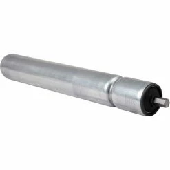 Omni Metalcraft 1.9" Dia. x 16 Ga. Galvanized Single Grooved Roller 42075-32-GP for 32" O.A.W. Omni Conveyors
