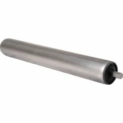Omni Metalcraft 1.9" Dia. x 16 Ga. Stainless Steel Roller 45250-10-GP for 10" O.A.W. Omni Conveyors, ABEC Bearings