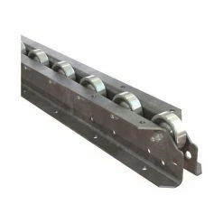 Omni Metalcraft Straight Flow Rail FRWL1.94-3-3-10 - Channel 2-13/16" OAW - 4 WPF 3" Axle Centers