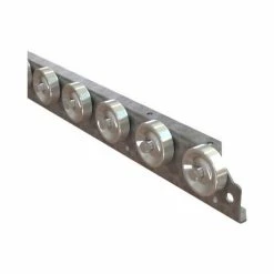 Omni Metalcraft Straight Flow Rail FRWL1.94-5-3-10 - Channel - 1-31/32" OAW - 4 WPF 3" Axle Centers