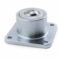 Hudson Bearings Hudson FHDBTM-1-3/16 CS/SS HD 1-3/16" Stainless Steel Ball 4 Hole Flange Carbon Steel Housing