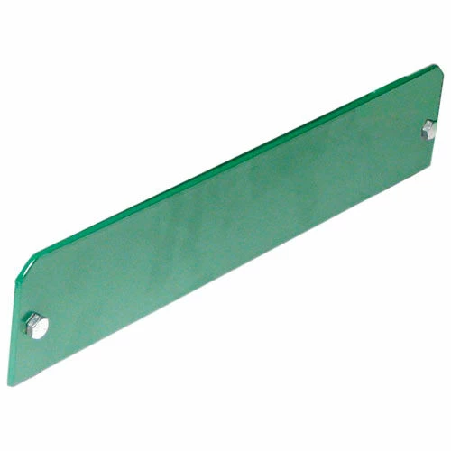 Ashland Conveyor Products Flat End Stop 30184 for Ashland 36" BF Roller Conveyor - Painted Steel 3-1/2" x 3/16" 2 Ashland Conveyor Products Flat End Stop 30184 for Ashland 36" BF Roller Conveyor - Painted Steel 3-1/2" x 3/16" - Image 2