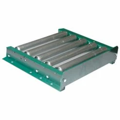 Ashland Conveyor Products Flat End Stop 30184 for Ashland 36" BF Roller Conveyor - Painted Steel 3-1/2" x 3/16"