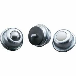 Hudson Bearings Hudson 1-1/2" Carbon Steel Main Ball 3/8" Stud Steel Housing & Neoprene Cushion CSBT-1-1/2 CS