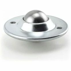 Hudson Bearings 1-1/2" Carbon Steel Low Profile Flying Saucer Ball Transfer FSBT-1 1/2CS -Cheap Conveyors Store HBE FSBT 112CS