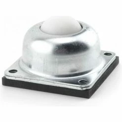 Hudson Bearings Hudson NCBT-1 1/2CS 1-1/2" Nylon Ball 4 Hole Flange Carbon Steel Housing Neoprene Cushion
