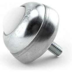 Hudson Bearings Hudson NSBT-1CS 5/16-18 1" Nylon Ball 5/16" Stud in Carbon Steel Housing Hardened & Plated -Cheap Conveyors Store HBE NSBT 1CS 516 18