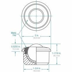 Hudson Bearings Hudson HDBTM-1 3/16 SS HD 1-3/16" Stainless Steel Ball in Stainless Housing & Metal Cap Drop-In 6 Hudson Bearings Hudson HDBTM-1 3/16 SS HD 1-3/16" Stainless Steel Ball in Stainless Housing & Metal Cap Drop-In -Cheap Conveyors Store HDBTM 1 3 16 ORTHO 2