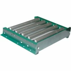 Ashland Conveyor Products Flat End Stop 30171 for Ashland 10" BF Roller Conveyor - Painted Steel 3-1/2" x 3/16" -Cheap Conveyors Store LRD FS35B10