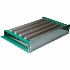 Ashland Conveyor Products Flat End Stop 30192 for Ashland 13" BF Roller Conveyor - Painted Steel 4-1/2" x 1/4" -Cheap Conveyors Store LRD FS40B13