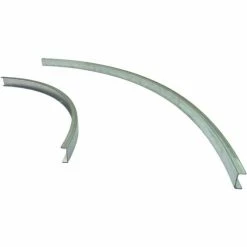 Ashland Conveyor Products Ashland Guard Pair 30217 - Galvanized Steel 90 Degree Curve 10" BF 30" Inside Radius