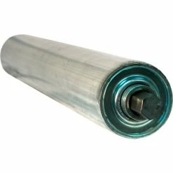 Ashland Conveyor Products Ashland Galvanized Steel Replacement Roller 33837 - 2-1/2" Dia. x 11 Ga. - 19" BF - 11/16" Hex