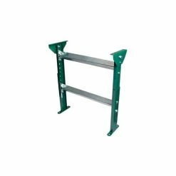 Ashland Conveyor Products H-Stand Support for Ashland 24" OAW Skatewheel & 22" BF Roller Conveyor - 19-1/2" to 31"H