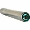 Ashland Conveyor Products Ashland 1.9" Dia. Galvanized Steel Replacement Roller 10" BF - 7/16" Hex Spring Retained Shaft