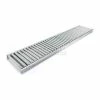 UNEX® MRS 5'L 24"W Straight Gal. Steel Roller Conveyor - 1.9" Roller Dia. - 21" BF