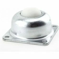 Hudson Bearings 1-1/2" Nylon Main Ball 4 Hole Flange Carbon Steel Housing NBT-1 1/2CS