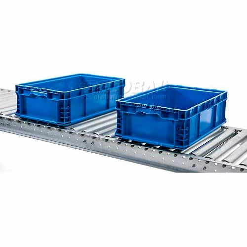 UNEX® JRS 5'L 24"W Straight Gal. Steel Roller Conveyor - 1-3/8" Roller Dia. - 22" BF 3 UNEX® JRS 5'L 24"W Straight Gal. Steel Roller Conveyor - 1-3/8" Roller Dia. - 22" BF - Image 3