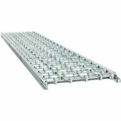 UNEX® SW 5'L 24"W Straight Galvanized Steel Skatewheel Conveyor - 22" BF - 20" WPF