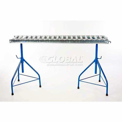 Adjustable Tripod Support 24"W x 24"-42"H for UNEX® JRS Roller & SW Skatewheel Conveyors 4 Adjustable Tripod Support 24"W x 24"-42"H for UNEX® JRS Roller & SW Skatewheel Conveyors - Image 4