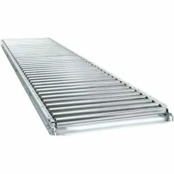 UNEX® JRS 10'L 18"W Straight Gal. Steel Roller Conveyor - 1-3/8" Roller Dia. - 16" BF 8 UNEX® JRS 10'L 18"W Straight Gal. Steel Roller Conveyor - 1-3/8" Roller Dia. - 16" BF -Cheap Conveyors Store UNE 18JRSGS30X10